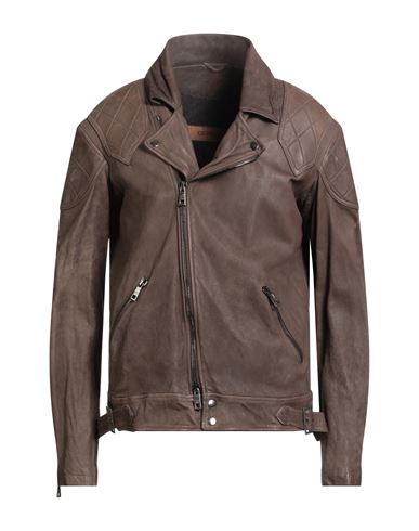 Man Coat Black Size 42 Leather