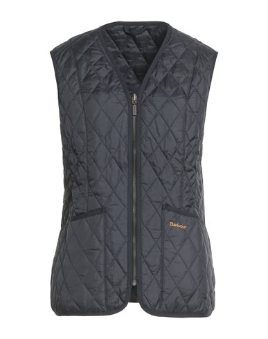 Barbour Woman Vest Midnight Blue Size 12 Polyamide In Blue