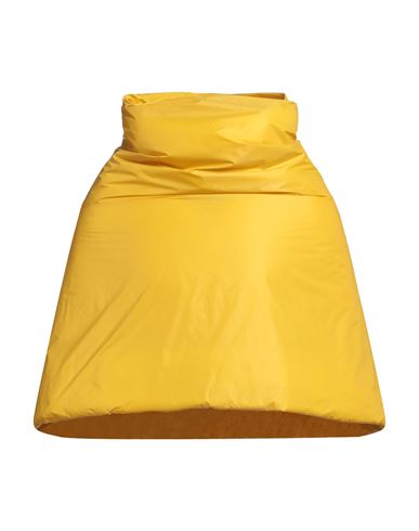 Rick Owens Man Cape Yellow Size 36 Polyamide