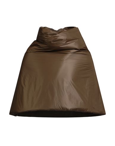 Rick Owens Man Cape Khaki Size 36 Polyamide In Sand
