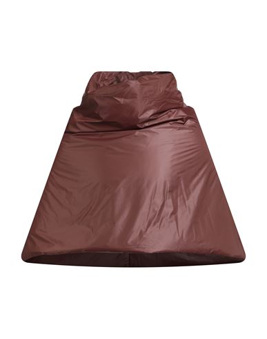 Rick Owens Man Cape Chocolate Brown Size 36 Polyamide