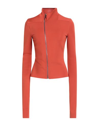 Rick Owens Lilies Woman Jacket Orange Size 8 Polyester, Elastane