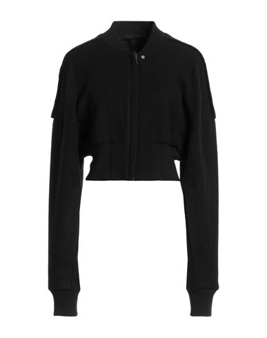 Rick Owens Woman Jacket Black Size 6 Virgin Wool In Black