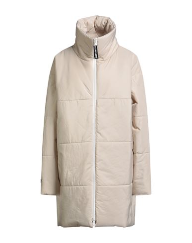 Soallure Woman Puffer Off White Size 8 Polyester In Neutral