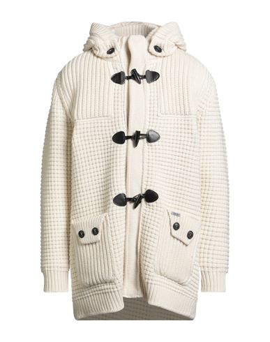 Bark Man Coat Ivory Size Xxs Wool, Polyamide In Neutral