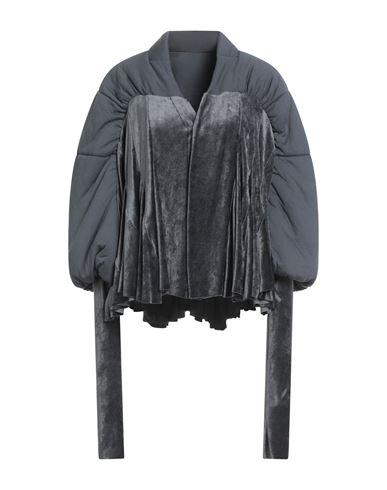 Rick Owens Lilies Woman Jacket Grey Size 4 Viscose, Polyacrylic In Gray