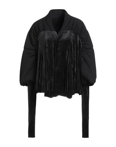 Rick Owens Lilies Woman Jacket Black Size 4 Viscose, Polyacrylic