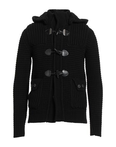 Bark Man Coat Black Size Xxs Wool, Polyamide In Black