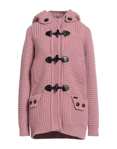Bark Woman Coat Pink Size Xs Wool, Polyamide In Purple