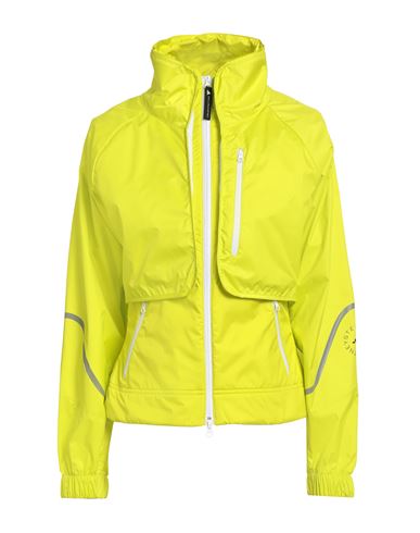 Adidas By Stella Mccartney Woman Jacket Lime Green Size M Recycled Polyester In Green