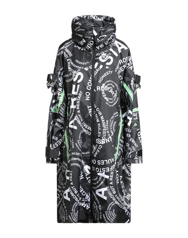 Adidas By Stella Mccartney Woman Overcoat & Trench Coat Black Size M Recycled Polyester In Black