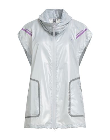 Adidas By Stella Mccartney Woman Vest Light Grey Size L Recycled Polyester In White
