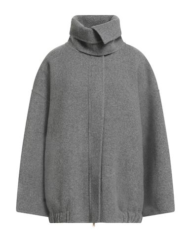 Fabiana Filippi Woman Coat Grey Size 8 Virgin Wool In Gray