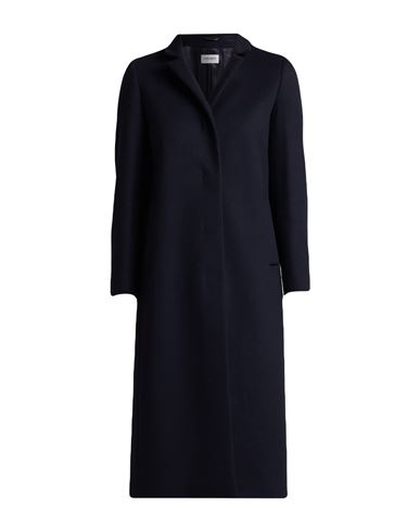 Cinzia Rocca Icons Woman Coat Navy Size 14 Wool, Polyamide, Cashmere In Blue