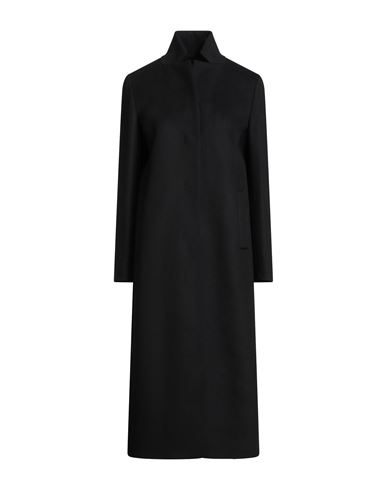 Cinzia Rocca Icons Woman Coat Black Size 14 Wool, Polyamide, Cashmere In Black