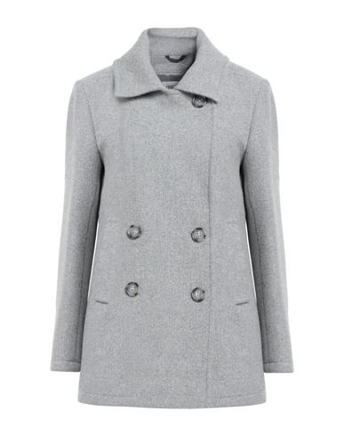 Cinzia Rocca Woman Coat Light Grey Size 14 Virgin Wool In Gray