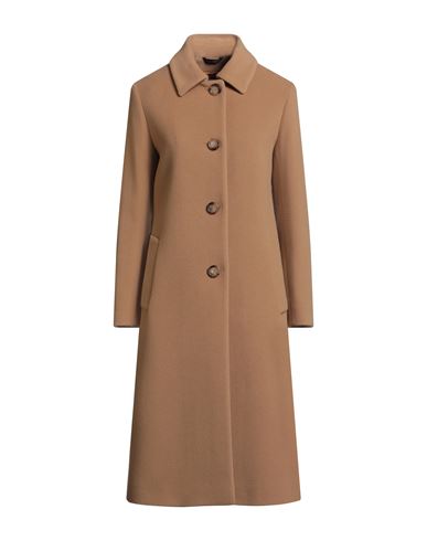 Cinzia Rocca Icons Woman Coat Camel Size 14 Wool, Polyamide, Cashmere In Brown