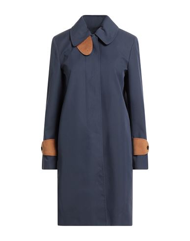 Tod's Rain Coat In Navy Blue Cotton In Blue