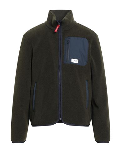 Fay Archive Man Jacket Dark Green Size L Polyester, Acrylic, Polyamide In Green