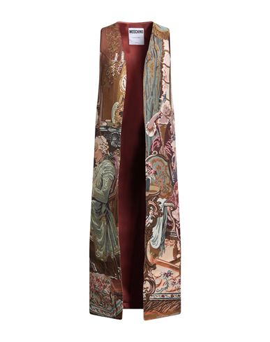 Moschino Couture Woman Overcoat & Trench Coat Khaki Size 10 Cotton, Polyester In Multi