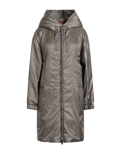 Max Mara The Cube Woman Coat Khaki Size 4 Polyester In Brown