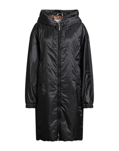 Max Mara The Cube Woman Coat Black Size 10 Polyester In Black