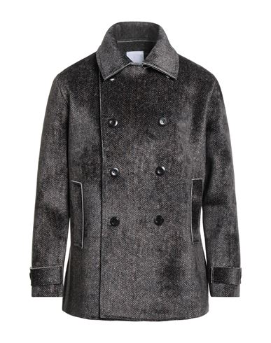 Clochic Homme Man Coat Dark Brown Size S Polyamide, Elastane In Brown