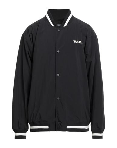 Vans Man Jacket Black Size L Nylon In Black