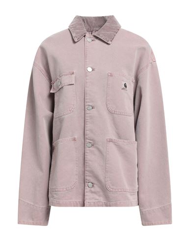 Carhartt Woman Jacket Antique Rose Size L Organic Cotton In Pink