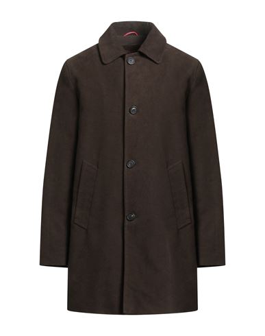 Paltò Man Coat Military Green Size 40 Cotton In Green