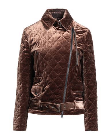 Brunello Cucinelli Woman Jacket Brown Size 8 Viscose, Silk, Elastane, Ecobrass In Brown