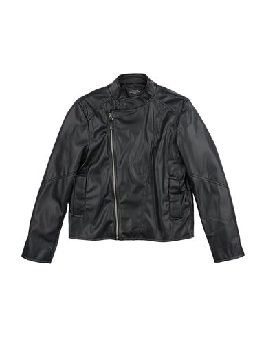 Paolo Pecora Toddler Boy Jacket Black Size 5 Polyurethane In Black