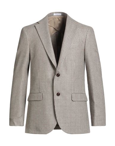 Boglioli Man Blazer Beige Size 38 Wool, Silk, Cashmere In Gray