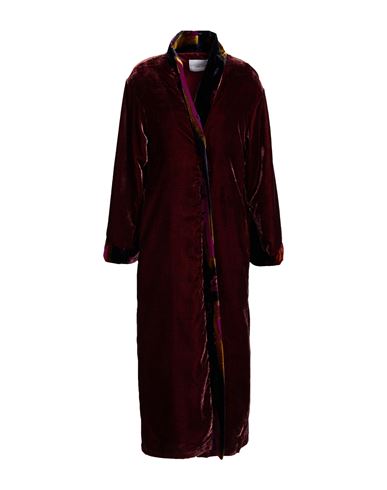 Wu'side Woman Overcoat & Trench Coat Brown Size Onesize Polyester In Brown