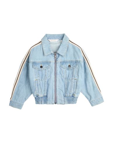 Palm Angels Toddler Girl Denim Outerwear Blue Size 4 Cotton, Polyester In Blue