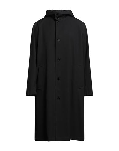 Jil Sander Man Overcoat & Trench Coat Black Size 36 Wool