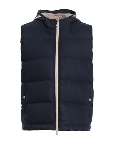 Eleventy Man Vest Midnight Blue Size 40 Wool, Cashmere, Elastane