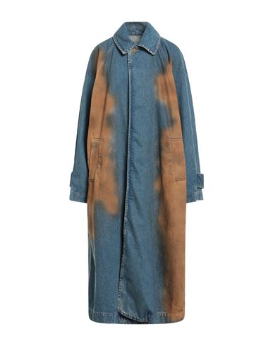 Uma Wang Woman Denim Outerwear Blue Size M Cotton In Blue