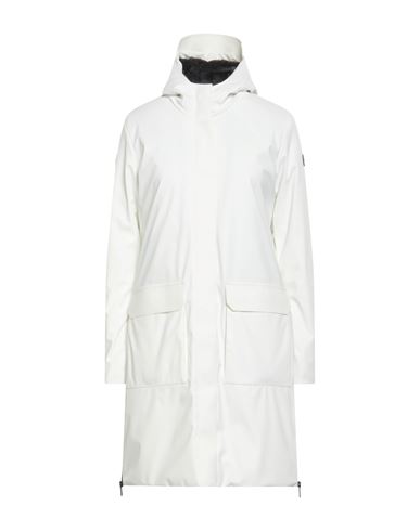 Homeward Clothes Woman Coat White Size L Polyester, Polyurethane In White