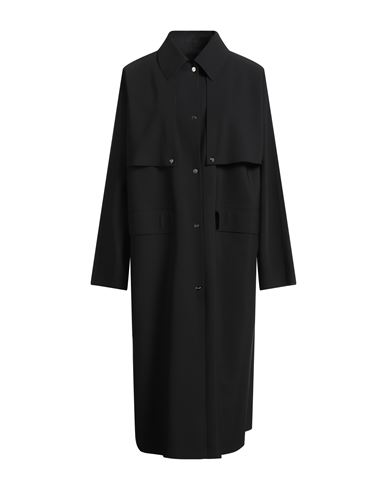Herno Woman Overcoat & Trench Coat Black Size 8 Polyamide, Elastane In Black