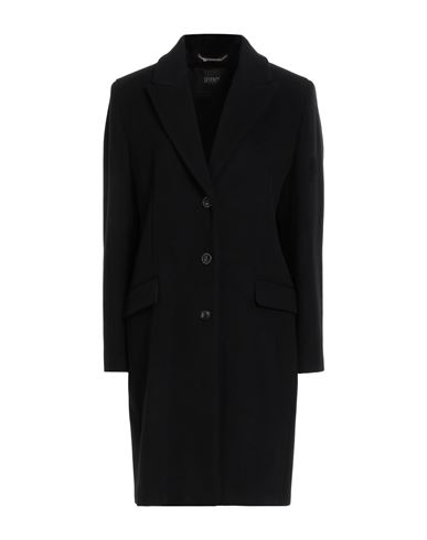 Seventy Venezia Woman Coat Black Size 12 Virgin Wool, Cashmere, Viscose In Black