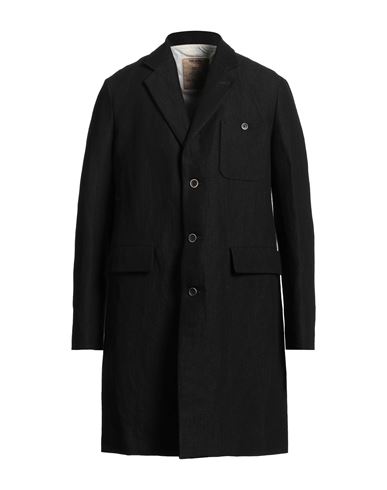 Uma Wang Man Coat Black Size L Linen, Wool, Polyamide In Black