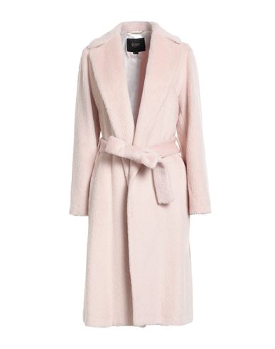Seventy Venezia Woman Coat Blush Size 8 Alpaca Wool, Virgin Wool In Pink