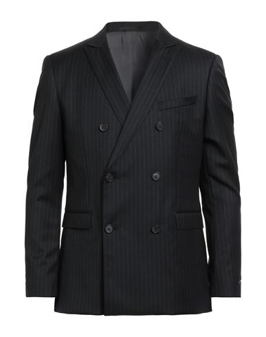 Hugo Boss Boss  Man Blazer Black Size 42 Virgin Wool In Black