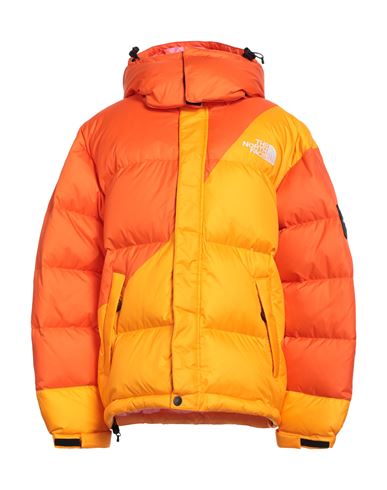 The North Face Woman Puffer Orange Size L Nylon In Orange