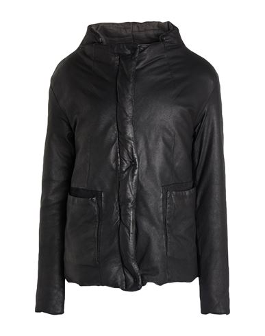 Transit Par-such Woman Jacket Black Size 3 Lambskin, Virgin Wool, Polyamide, Elastane In Black