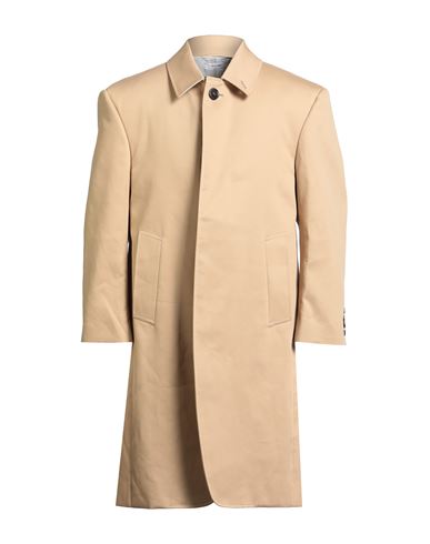 Thom Browne Cotton Coat With Notched Lapels And Back Vent In Brown
