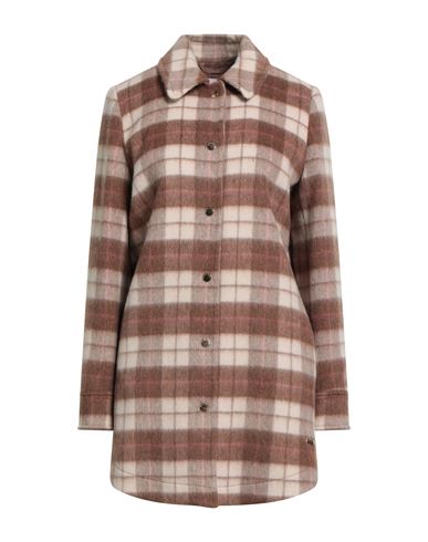 Woolrich Woman Overcoat & Trench Coat Camel Size M Wool, Polyamide, Mohair Wool, Acrylic In Brown