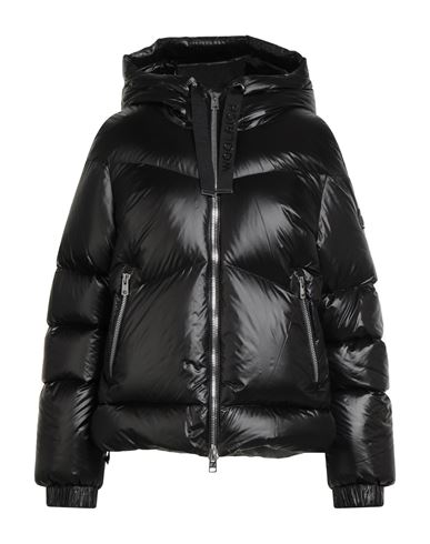 Woolrich Woman Puffer Black Size L Polyamide In Black