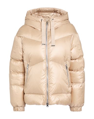 Woolrich Woman Puffer Beige Size L Polyamide In Neutral